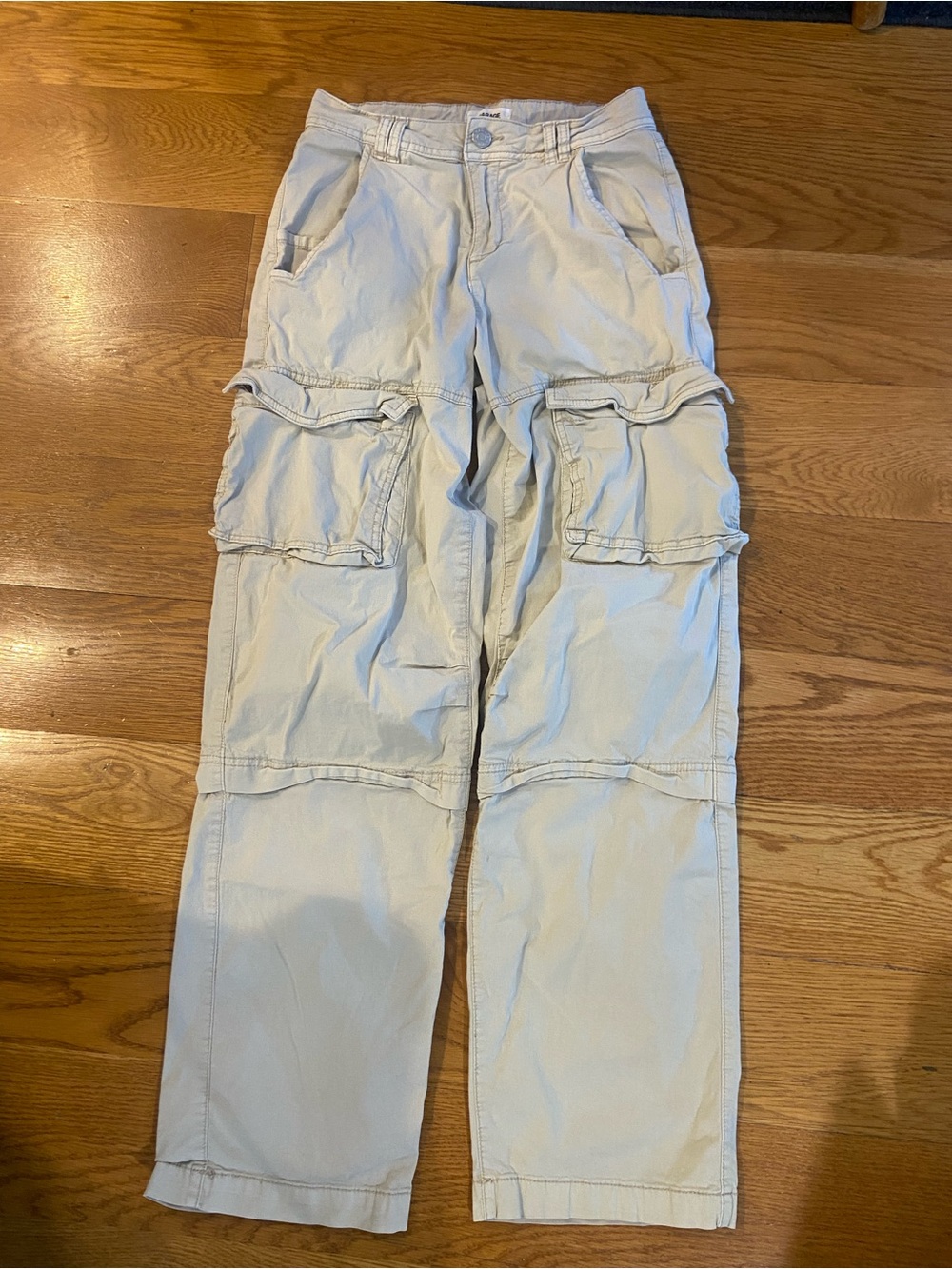 Garage Woman’s Cargo Pants in Light Khaki